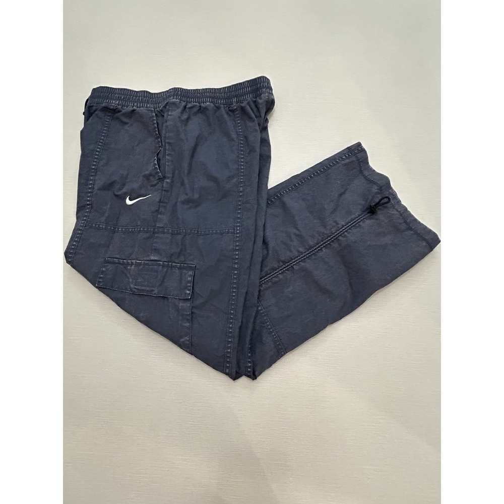 Nike Sportswear Woven Casual Pants Women's Large Lightning Blue HF6290-449
